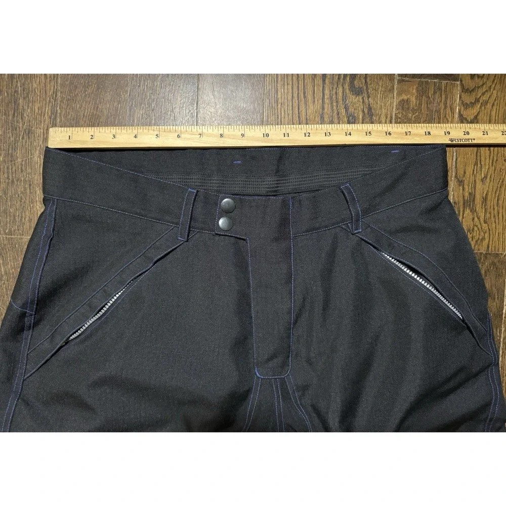 Axo Convertible Pants/Shorts Mens Size 38 (38x32) Motocross Black Mid Rise